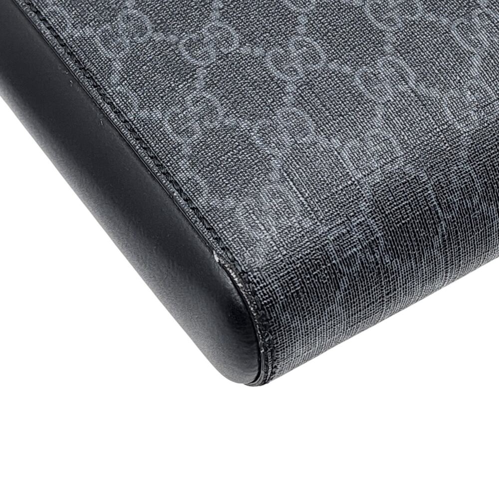 Gucci GG Supreme Small Messenger Crossbody Bag Black Gray 792082 - $1580 - Picture 9 of 9
